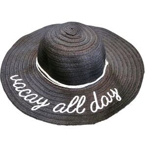 "VACAY ALL DAY" FLOPPY SUN HAT SZ. OSFM
